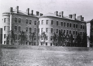 Eastern Hospital for the Insane, Kankakee, Ill: Exterior view- South Wing (Administration Building)