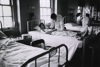 U.S. Marine Hospital, Baltimore, Maryland: Interior view- Typical ward