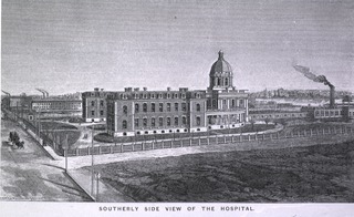 Boston City Hospital, Boston, Ma: Side view
