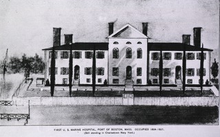 U.S. Marine Hospital, Boston, Ma: Front view