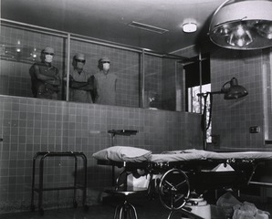 U.S. Naval Hospital, Charleston, SC: View of operating room and observation gallery