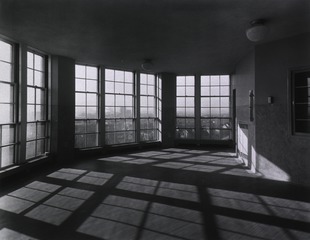 Lawrence F. Quigley Memorial Hospital, Chelsea, Ma: Interior view- A typical solarium