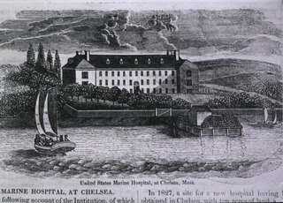 U.S. Marine Hospital, Chelsea, Ma: General view