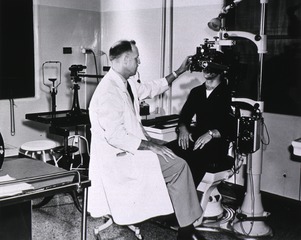 U.S. Naval Hospital, Bremerton, WA: Examination in the Eye Refraction Room