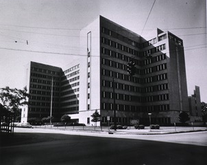 U.S. Veteran's Administration Hospital, Birmingham, AL: Front view