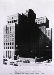 University of Maryland Hospital, Baltimore, Maryland: General view