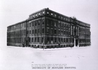 University of Maryland Hospital, Baltimore, Maryland: General view