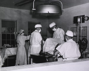 Sage Memorial Hospital, Ganado, AZ: Operating room during surgery
