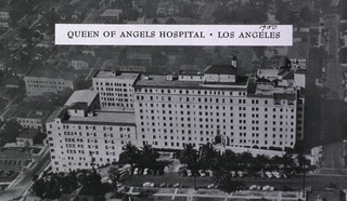 Queen of Angels Hospital, Los Angeles, CA: Aerial view