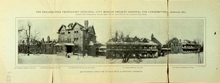 Early Hospitals for Consumtives, The Philadelphia Protestant Episcopal City Mission, Present Hospital for Consumptives, Philadelphia, PA: General view including the Administration and several other buildings