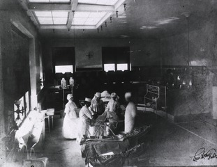 Kings County Hospital, Brooklyn, N.Y: Interior view- Operating Room