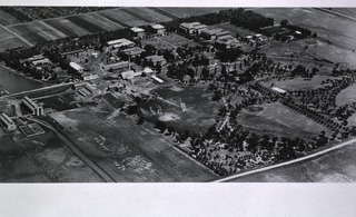 Yankton State Hospital, Yankton, SD: Aerial view