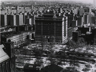 Beth Israel Hospital, New York City, N.Y: Elevated view