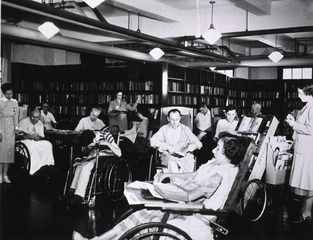 Goldwater Memorial Hospital, New York City, N.Y: Patients Library