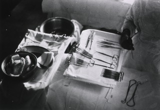 Lenox Hill Hospital, New York City, N.Y: Interior view- Operating Room showing instruments