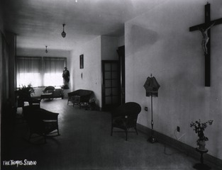 Saint Mary's Hospital, Huntington, W.Va: Interior view- Sitting Room