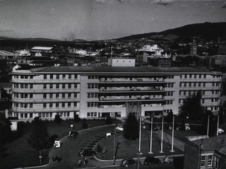 General Hospital, Hobart, Tasmania: Elevated view