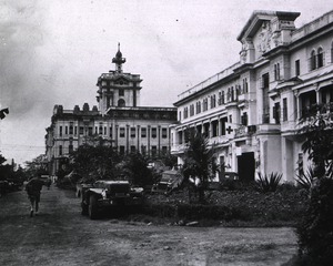 Santo Tomas Prison Hospital, Manila, P.I: Exterior view of Santo Tomas College