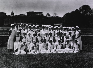 U.S. American National Red Cross Hospital No. 5, Auteuil, France: Group of Red Cross Nurses