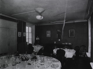 U.S. American National Red Cross Hospital No.3, Paris, France: Interior view- Patients Mess Hall
