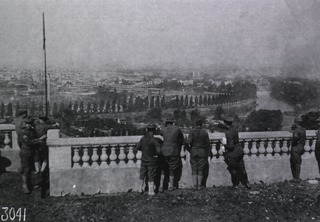 U.S. American National Red Cross Hospital No. 6, Paris, France: View of Paris as seen from the roof of the hospital