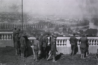 U.S. American National Red Cross Hospital No. 6, Paris, France: View of Paris as seen from the roof of the hospital