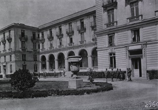 U.S. American National Red Cross Hospital No. 6, Paris, France: Front view of the hospital which was used for the treatment of gas cases