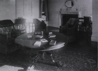U.S. American National Red Cross Hospital No.4, Liverpool, England: Interior view- Nurses sitting room for rest and relaxation