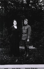 U.S. American National Red Cross Hospital No.5, Paris, France: Personnel- Lt. G.B. Wartman and assistant