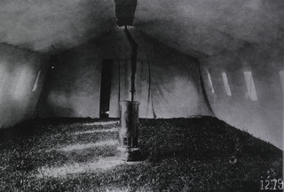 U.S. American National Red Cross Hospital No.5, Paris, France: Interior view of Tents
