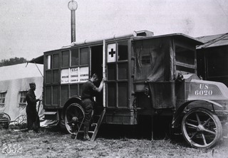 U.S. American National Red Cross Hospital No.5, Paris, France: Sterilizing Plant in Mobile Ambulance