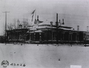 U.S. American National Red Cross Hospital, Archangel, Russia: General view of the first Red Cross hospital in Russia