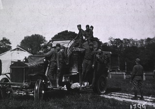 U.S. American National Red Cross Hospital No.5, Paris, France: Construction of the Tent Hospital at Auteuil Race Track