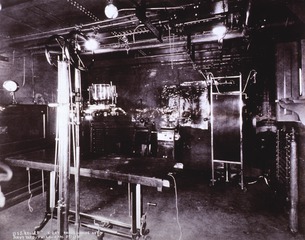 USS Relief (Hospital Ship): Interior view- X-Ray Room