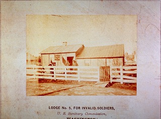 U.S. Sanitary Commission: Exterior view- Lodge No.5, for Invalid Soldiers, Washington, DC
