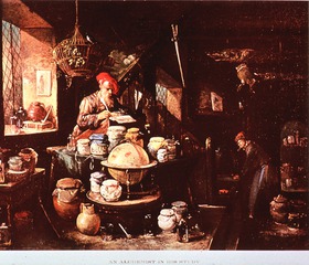 An Alchemist In His Study