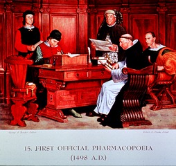 15. First Official Pharmacopoeia (1498 A.D.)