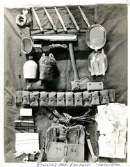 Medicine - Military - Equipment: Soldier's pack and contents
