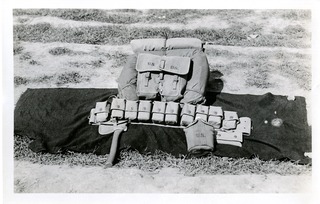 Medicine - Military - Equipment: Pack containing soldier's gear