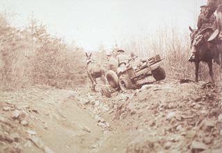 Ambulances- Horsedrawn: General view (note inflated rubber tires)