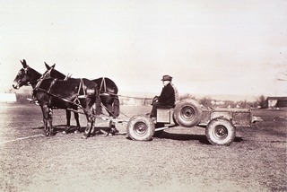 Ambulances- Horsedrawn: General view (note inflated rubber tires)