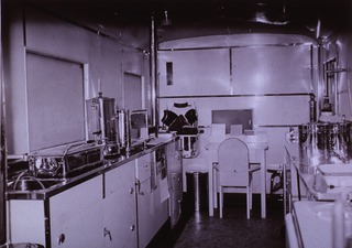Hospital Trains: Interior view- Operating Car of French Medical Service