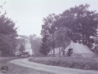 U.S. Army Sanitary Train No. 4: Receiving and operating tents of 4th Division Field Hospital