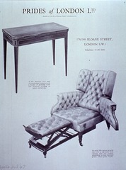 Chairs: An early 19th century invalid's chair with an adjustable back, opening sides and a footrest