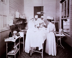 [Surgical Service]: [Operating room at Seaside Hospital, New York City]