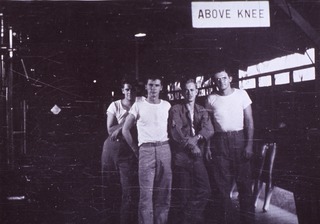 [Artificial limbs]: [Prosthesis makers, Philipines, 1940s(?)]