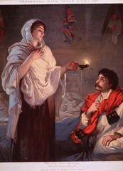 The Lady With the Lamp: (Miss Nightingale at Scutari, 1854.)