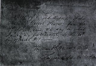 [William P.C. Barton's hand writing]