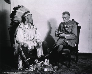 [Armando Diaz and an Indian Chief]