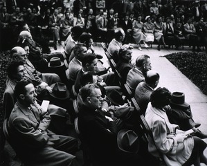 [Retirement ceremonies for Dr. Rolla E. Dyer]: [View of audience]